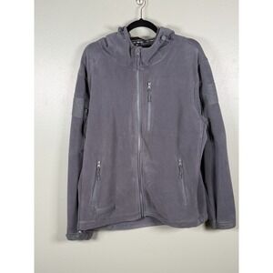 Baerskin Tactical Supply Hoodie Baer Skin 4 Zip Grey Fleece Hooded Jacket Size L